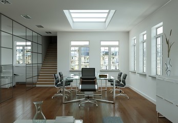 modernes Büro im Loft