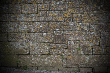 Hintergrund – irische Ziegelsteinmauer