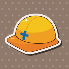 safety helmet theme elements