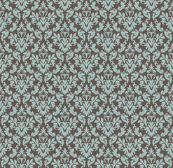 Damask seamless vector pattern
