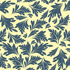 Fototapeta premium Seamless vector floral pattern