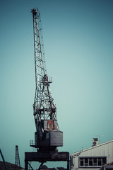 Dockside crane,Wellington harbour New Zealand. © Curioso.Photography
