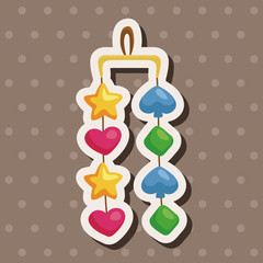 baby hanging theme elements