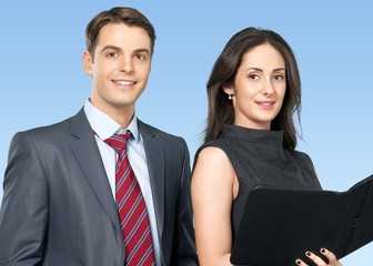 Business. Experienced business couple