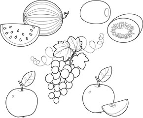 Coloring Fruit