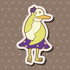 animal dancing cartoon theme elements