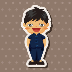 people character theme elements