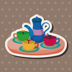 Amusement park facilities theme elements