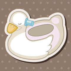 baby potty theme elements