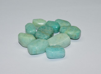 Amazonite tumbled gemstones