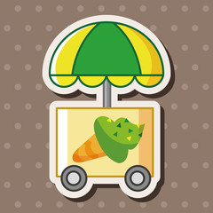 Amusement park facilities theme elements