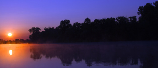 sunrise on the lake