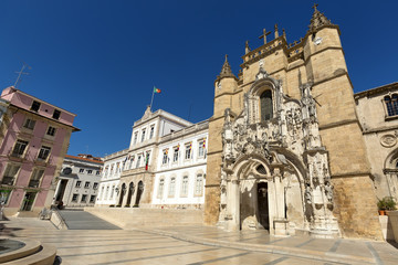 Fototapeta na wymiar Santa Cruz Monastery, Coimbra, Portugal
