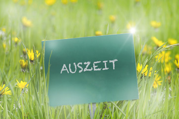 Auszeit