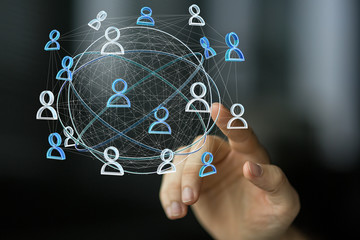 Obraz premium network