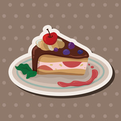 decorating cake theme elements