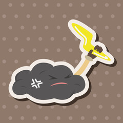 weather rainy day theme elements