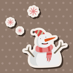 weather snowy theme elements