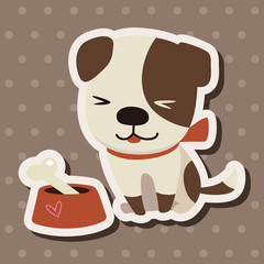 animal dog cartoon theme elements