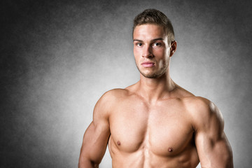 Fototapeta premium Portrait of athlete