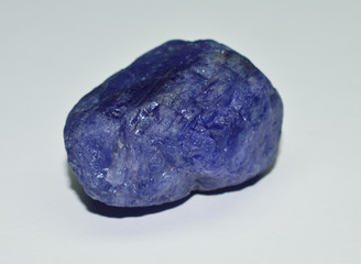 Tanzanite raw gemstone