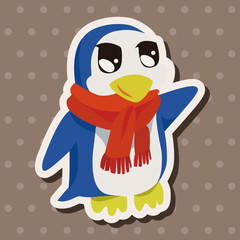 animal penguin cartoon theme elements