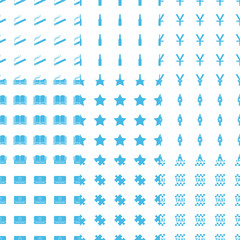 Big seamless pattern set