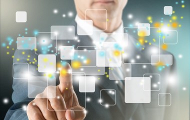 Technology. Touchscreen interface