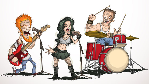 Rock Band Cartoon Images – Browse 16,989 Stock Photos, Vectors, And Video |  Adobe Stock