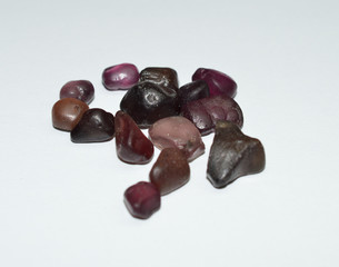 Rhodolite Garnet natrual raw gemstones
