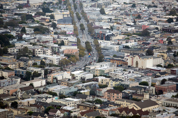 San Francisco view from Twin Peaks