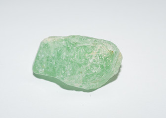 Fluorite natural gemstone crystal