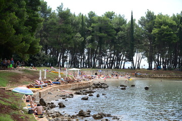 Strand bei Rovinj