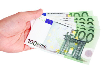 Euro bank note background