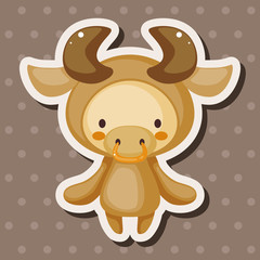 Constellation Taurus theme elements