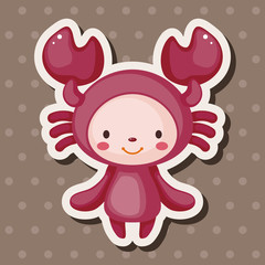 Constellation Cancer theme elements