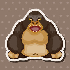 animal cartoon theme elements