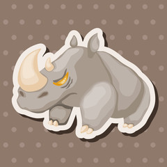 animal cartoon theme elements