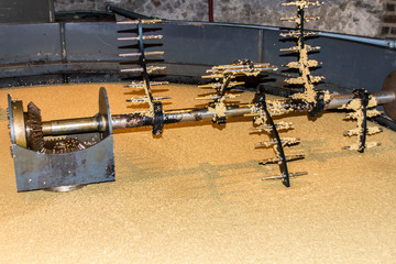 Mash turn for distilling whiskey, Dublin, Ireland, 2015 © carso80