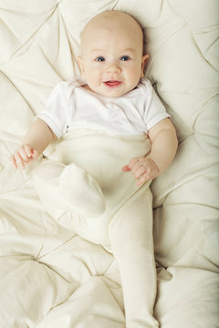 laughing cute baby