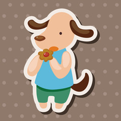 animal having afternoon tea theme elements