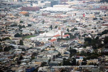 Obraz premium San Francisco view from Twin Peaks