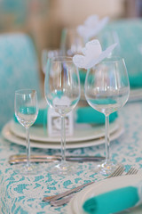 Festive dinnerware