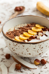 Chocolate Hazelnut Smoothie Bowl