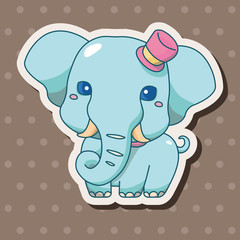 animal cartoon theme elements