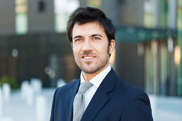 Fototapeta premium Handsome businessman portrait