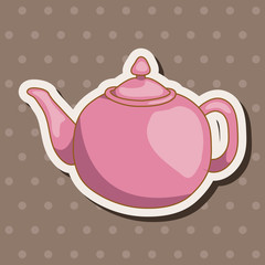 coffee kettle theme elements