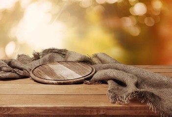 Wooden. Background with wooden board over grunge background