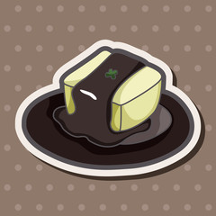 Japanese food sushi theme elements