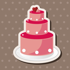 wedding cake theme elements